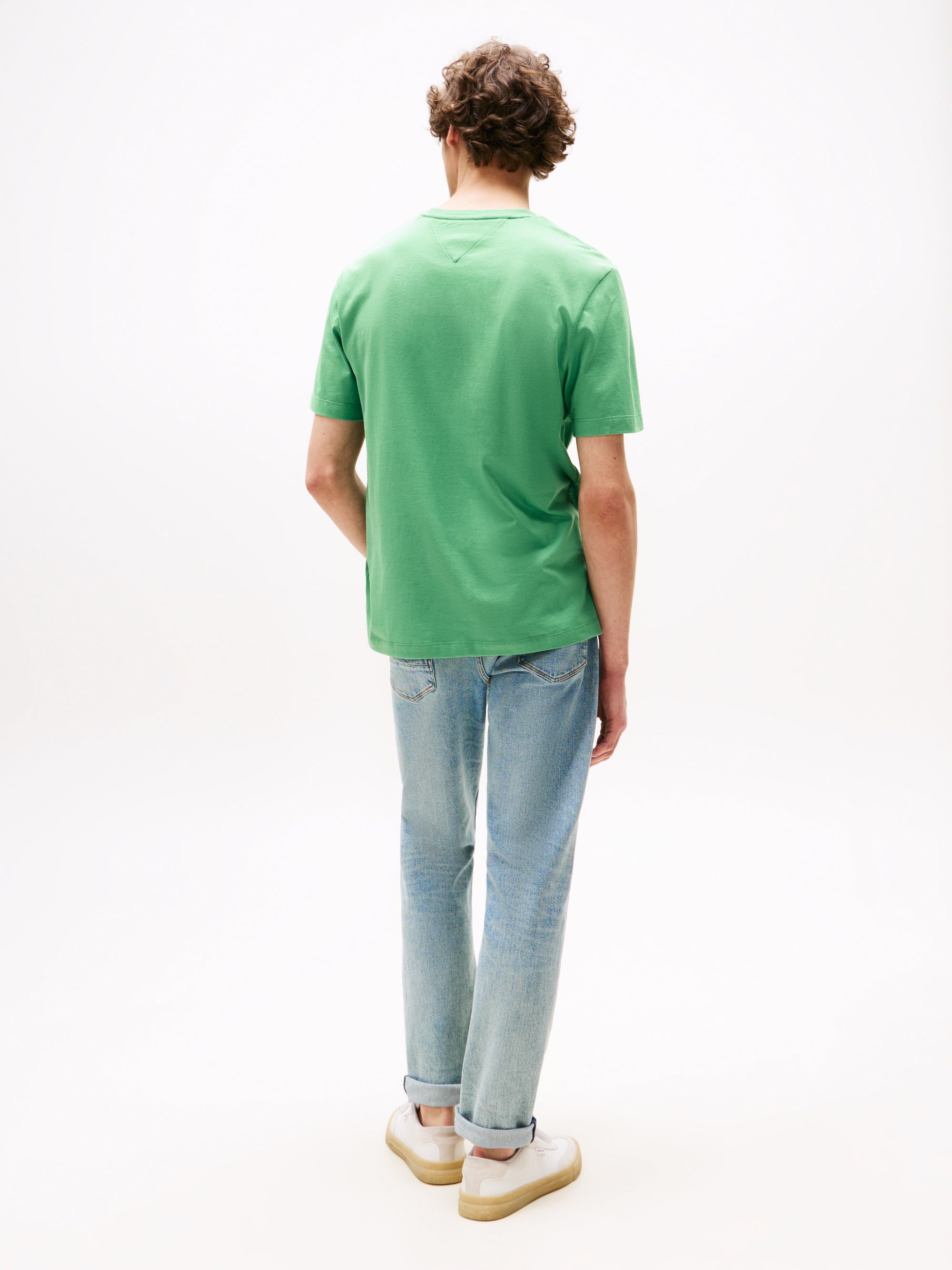 tshirt-tommy-hilfiger-vert-mw0mw39995l3j-portedos