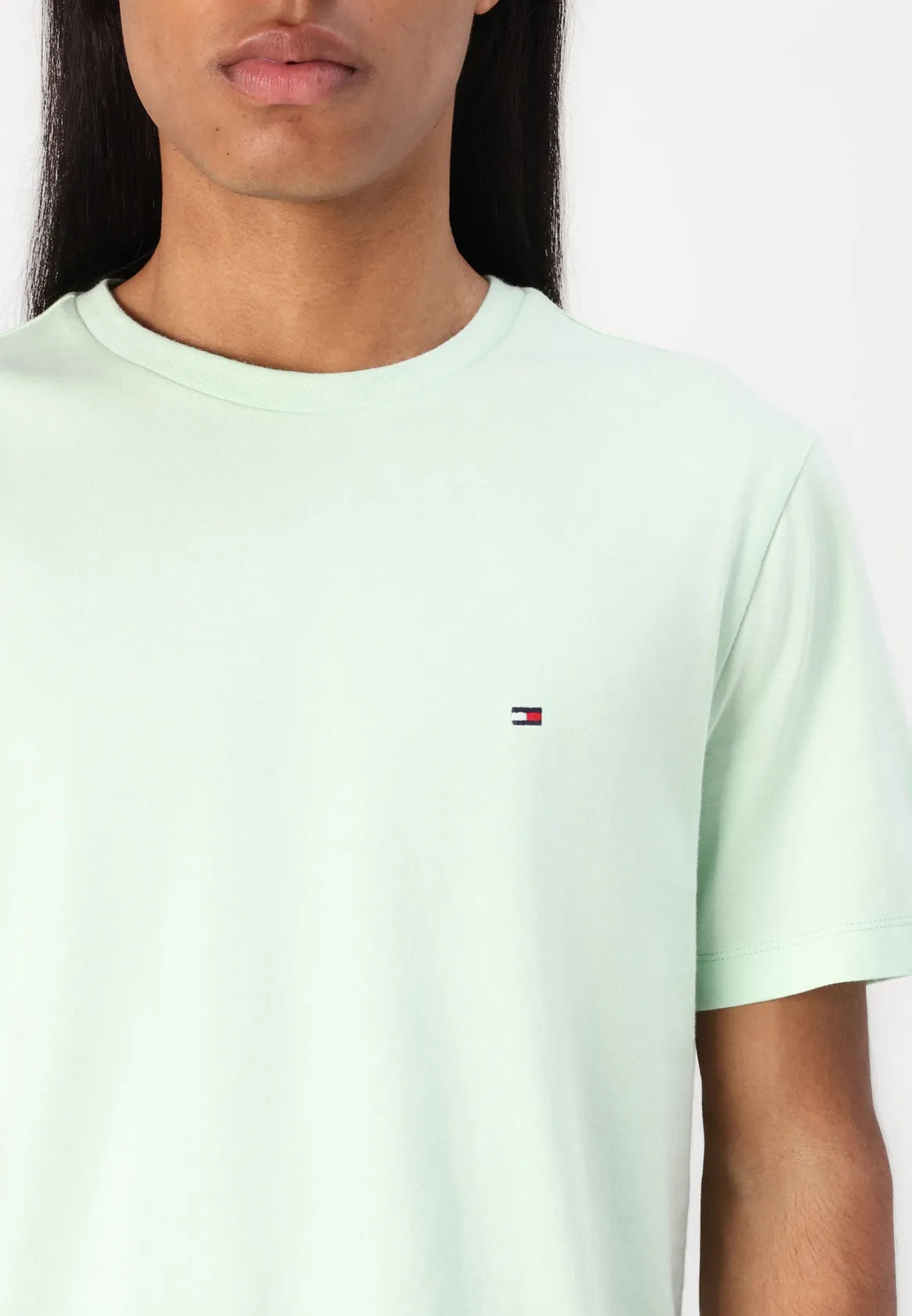 tshirt-tommyhilfiger-homme-vert-zoom-face