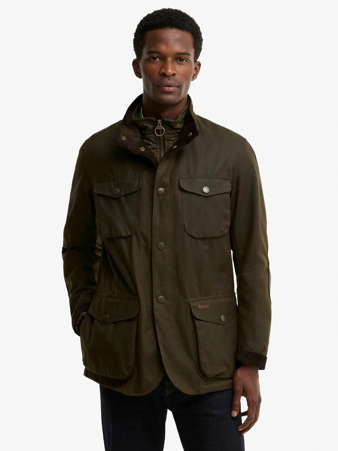 veste-ogston-barbour-homme-kaki-MWX0700OL51-face