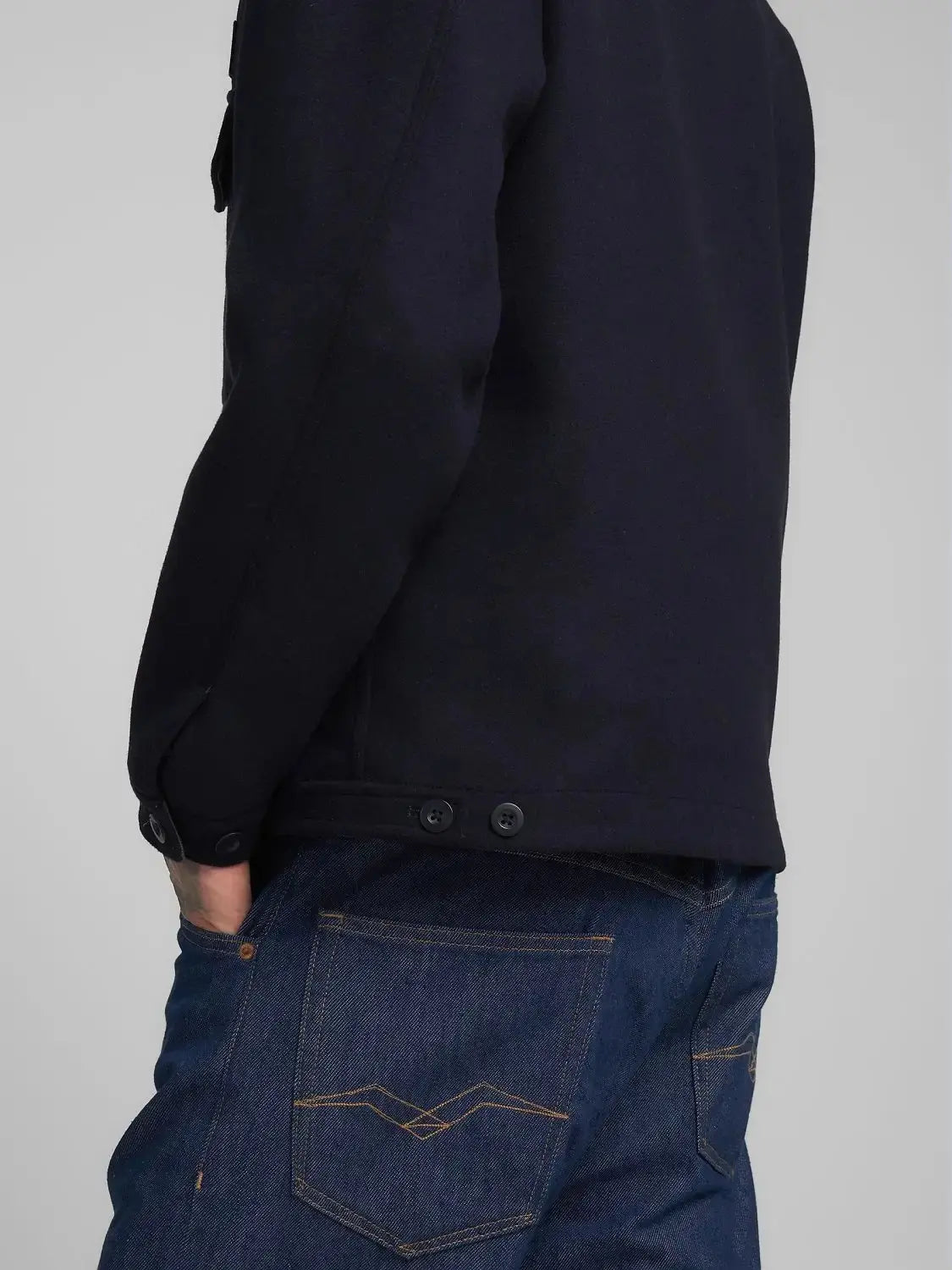 veste-replay-laine-marine-homme-dos-zoom