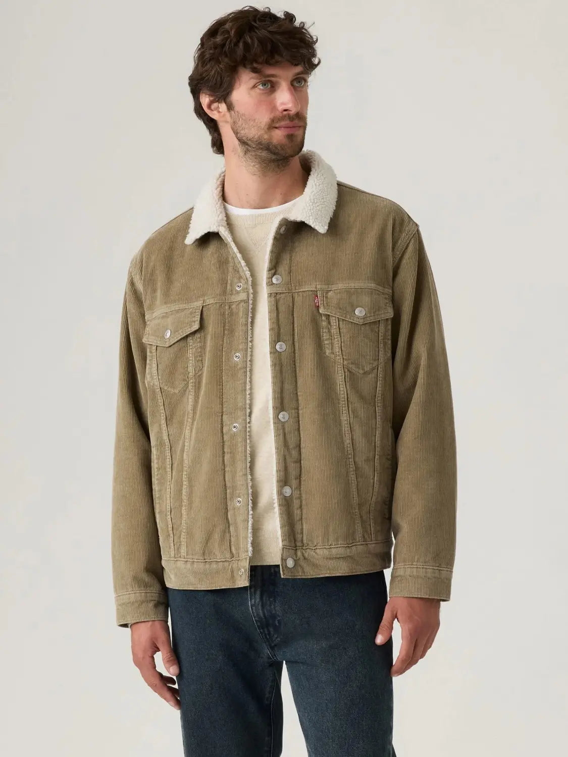veste-sherpa-levis-beige-homme-profil