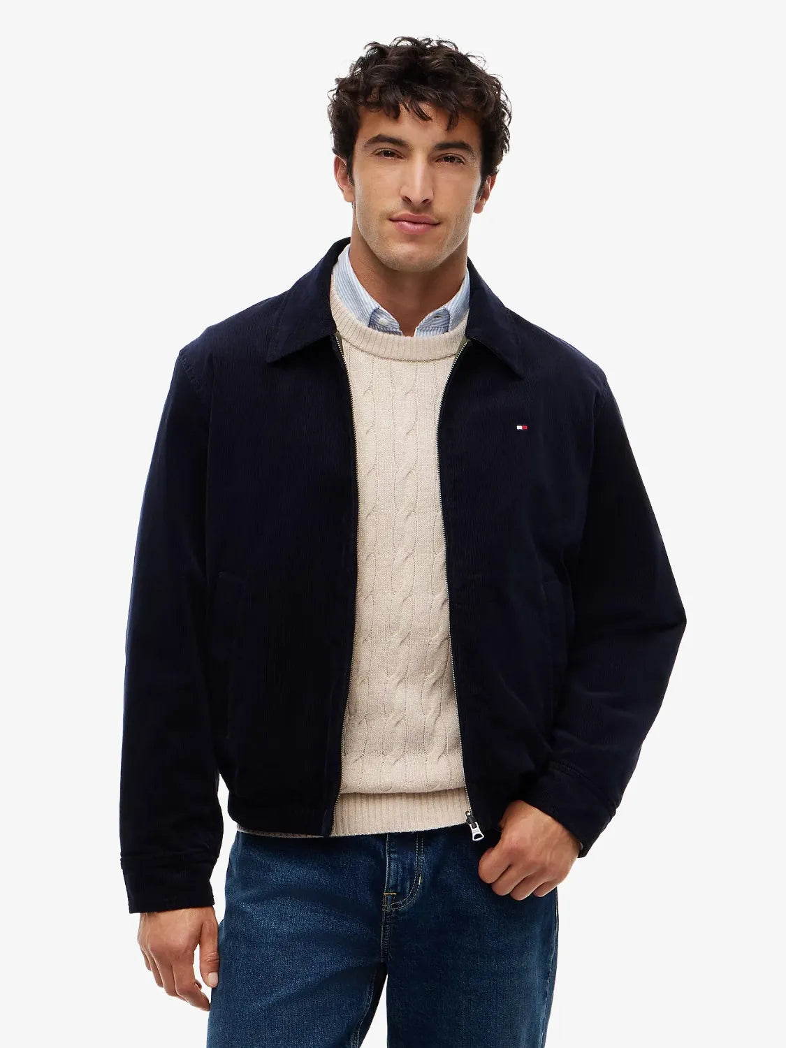 veste-tommy-hilfiger-marine-kaki-homme-MW0MW40620DW5-face