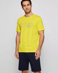 T-Shirt Hugo Boss jaune en coton | Georgespaul