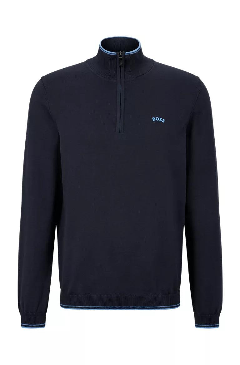 Pull demi zip BOSS marine - Georgespaul