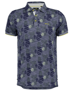 Charger l&#39;image dans la galerie, Polo à motifs NZA marine en coton
