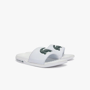 Claquettes Lacoste blanches | Georgespaul