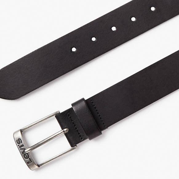 Ceinture Levi's® noire en cuir - Georgespaul