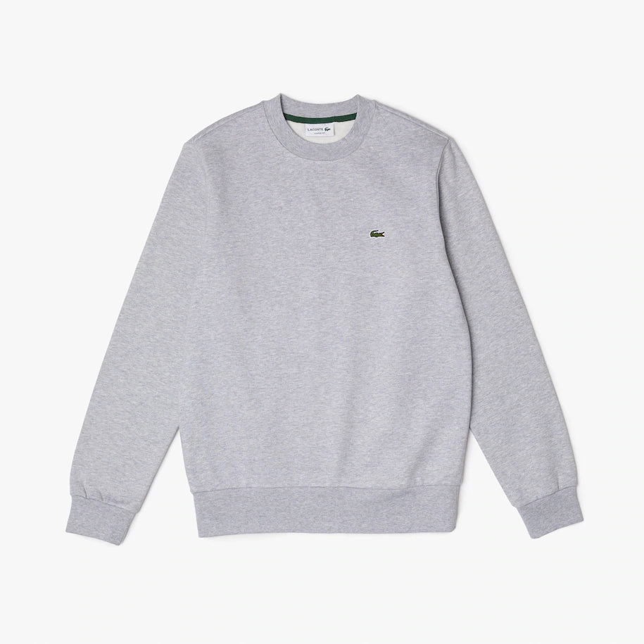 Sweat col rond Lacoste gris | Georgespaul