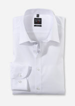 Laden Sie das Bild in den Galerie-Viewer, OLYMP tailliertes weißes Baumwollhemd
