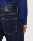 Blaue Diesel-Slim-Jeans