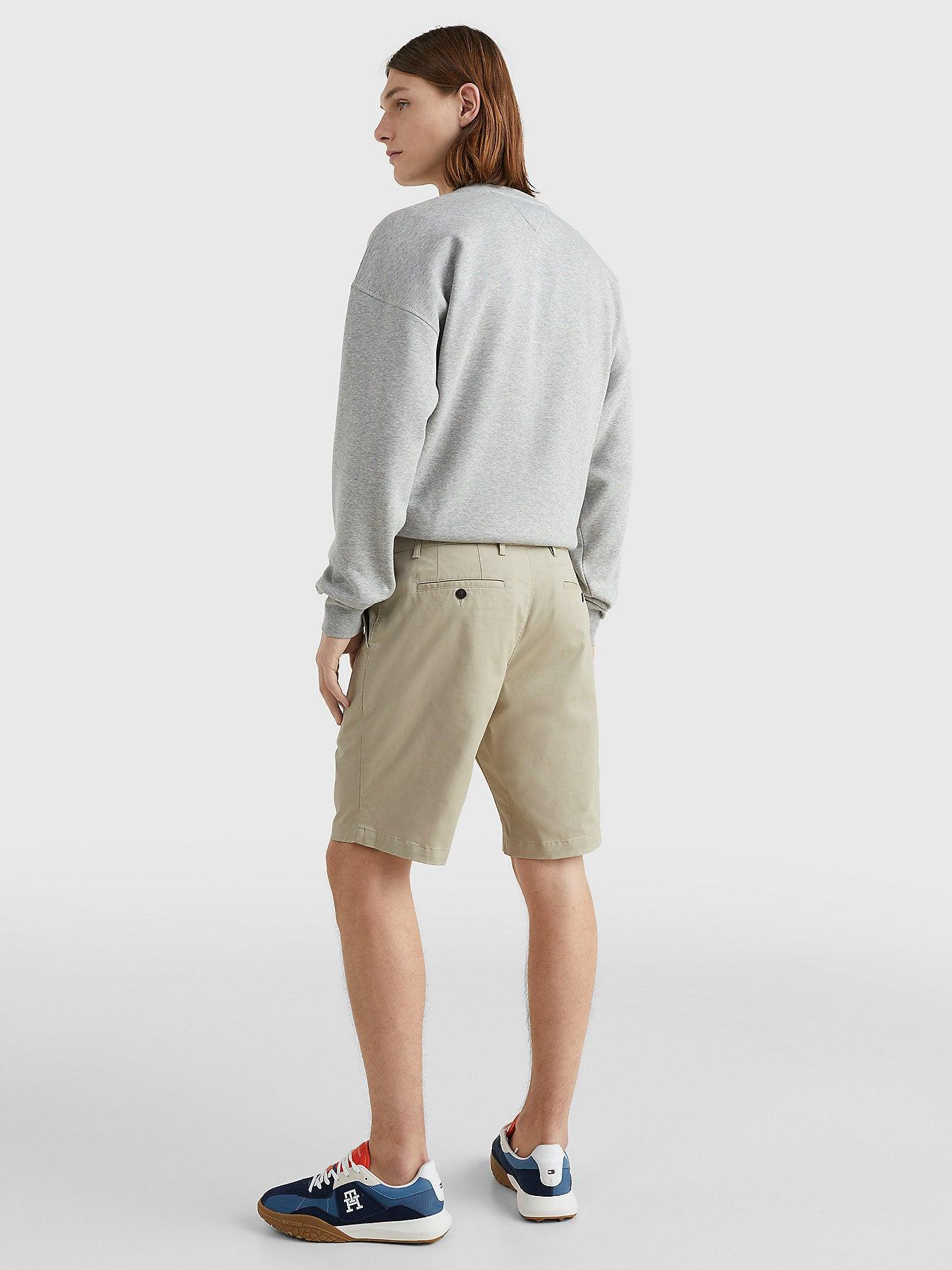 Bermuda Tommy Hilfiger beige en coton bio stretch - Georgespaul