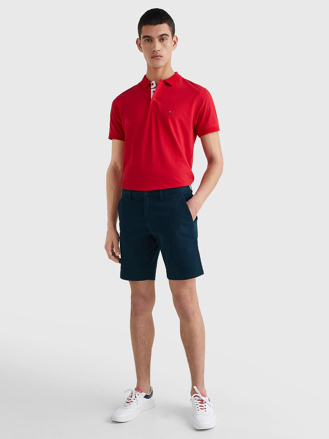 Bermuda Tommy Hilfiger marine en coton bio - Georgespaul