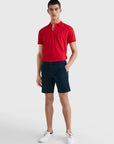 Bermuda Tommy Hilfiger marine en coton bio - Georgespaul