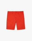 Bermuda slim Lacoste rouge en coton stretch pour homme I Georgespaul