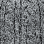 Charger l&#39;image dans la galerie, Bonnet Creamy Gin Cabaïa gris pompons interchangeables | Georgespaul
