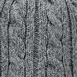 Bonnet Creamy Gin Cabaïa gris pompons interchangeables | Georgespaul