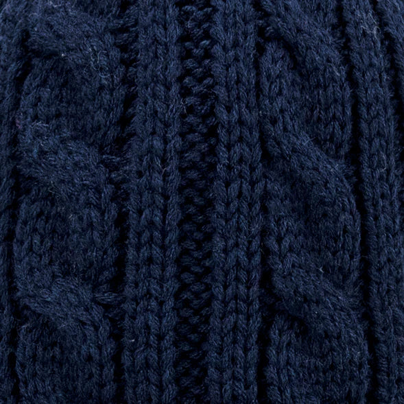 Bonnet mixte Cabaïa marine pompons interchangeables | Georgespaul