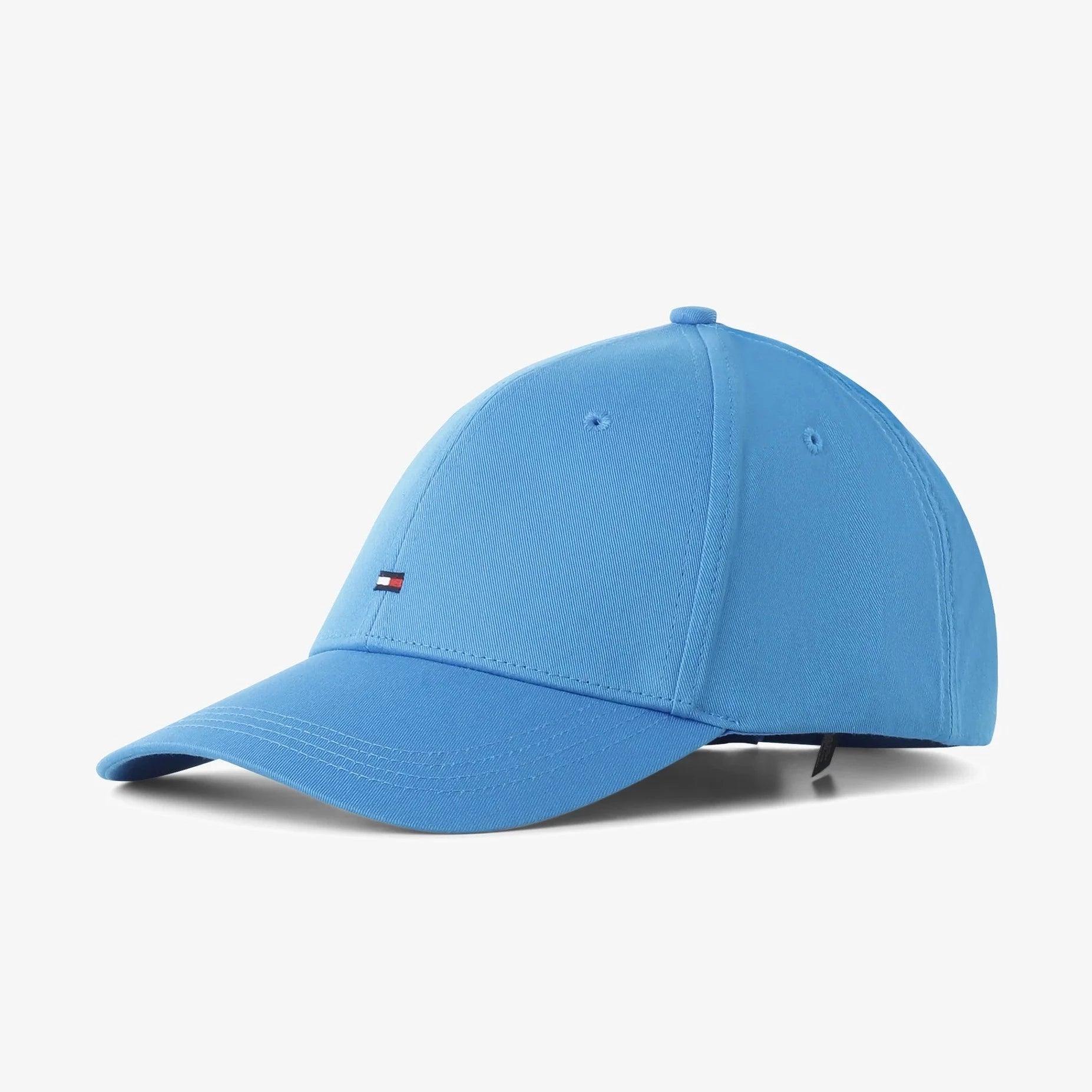 Casquette Tommy Hilfiger bleue en coton bio - Georgespaul