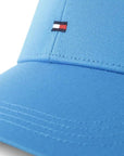 Casquette Tommy Hilfiger bleue en coton bio - Georgespaul