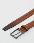 Ceinture Digel marron en cuir - Georgespaul