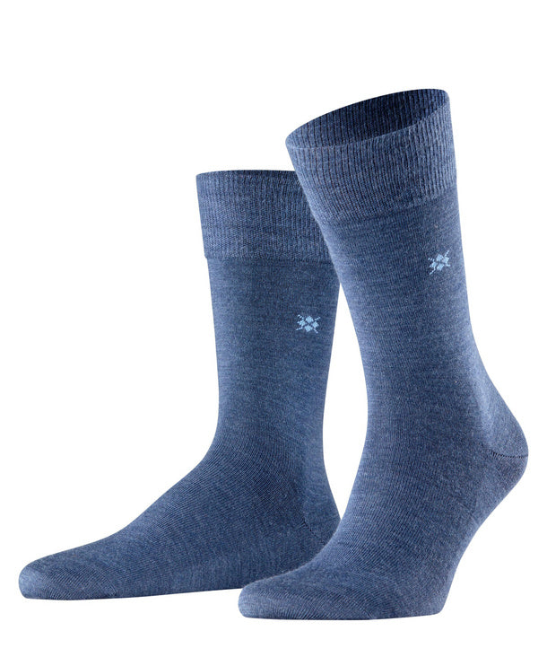 Chaussettes hautes Burlington bleues