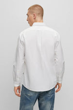 Charger l&#39;image dans la galerie, Chemise BOSS blanche en coton pour homme I Georgespaul
