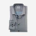 Afbeelding in Gallery-weergave laden, Chemise OLYMP ajustée marron pour homme I Georgespaul
