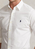 Afbeelding in Gallery-weergave laden, Chemise Ralph Lauren blanche en coton Oxford pour homme I Georgespaul
