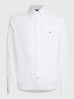 Charger l&#39;image dans la galerie, Chemise Tommy Hilfiger blanche en coton pour homme I Georgespaul
