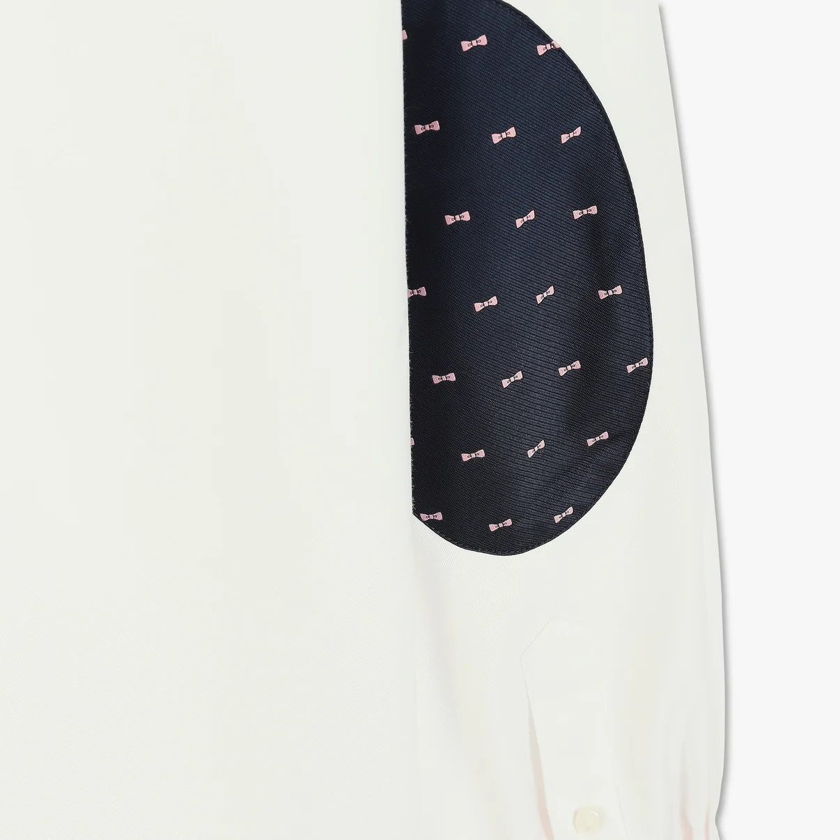 Chemise à coudières homme Eden Park blanche en twill de coton | Georgespaul