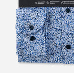 Charger l&#39;image dans la galerie, Chemise à motif OLYMP coupe ajustée blanche et bleue
