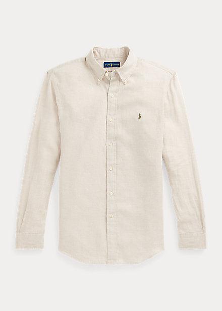 Chemise Ralph Lauren beige en lin - Georgespaul