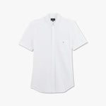 Charger l&#39;image dans la galerie, Chemise manches courtes homme Eden Park blanche coton piqué | Georgespaul

