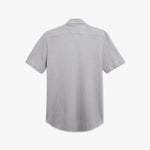 Charger l&#39;image dans la galerie, Chemise manches courtes Eden Park grise en coton piqué
