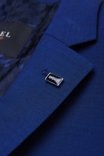 Charger l&#39;image dans la galerie, Veste de costume  Digel bleue en laine
