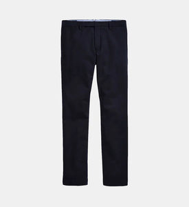 Pantalon chino Ralph Lauren marine en coton stretch | Georgespaul