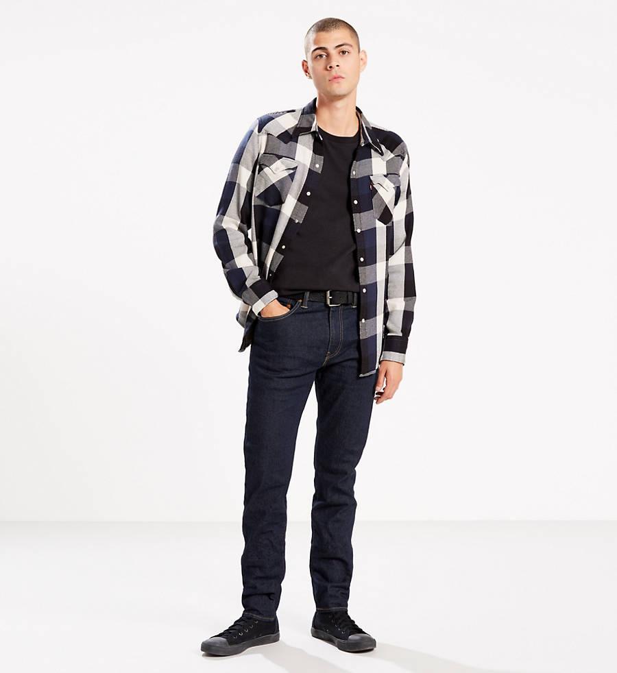 Jean slim 512™ Levi&#39;s® bleu foncé en coton bio - Georgespaul