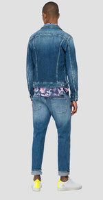 Charger l&#39;image dans la galerie, Veste en jeans Replay bleu délavé
