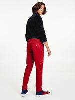 Laden Sie das Bild in den Galerie-Viewer, Pantalon chino homme slim Tommy Jeans bordeaux coton bio | Georgespaul
