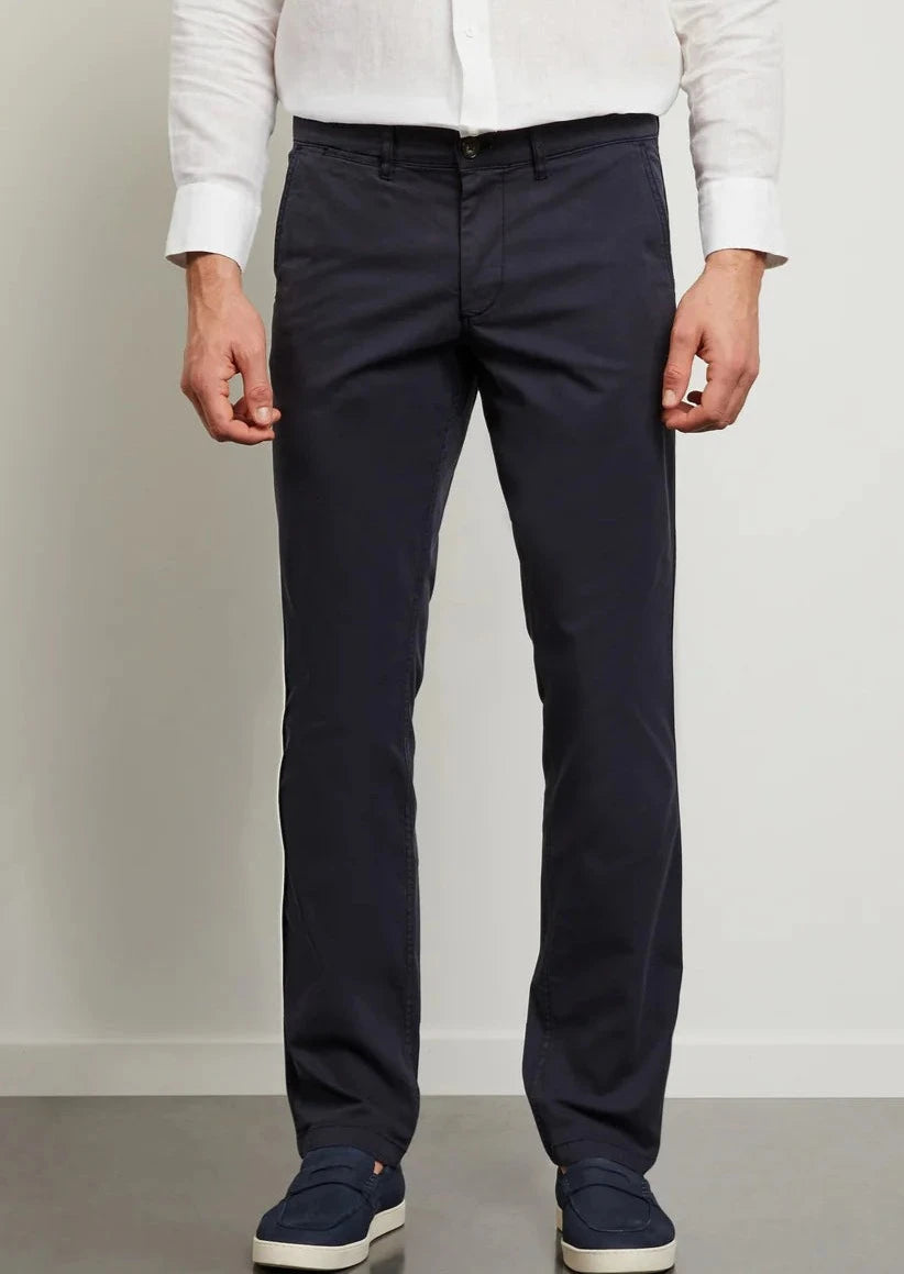 pantalon chino en coton stretch homme bleu homme
