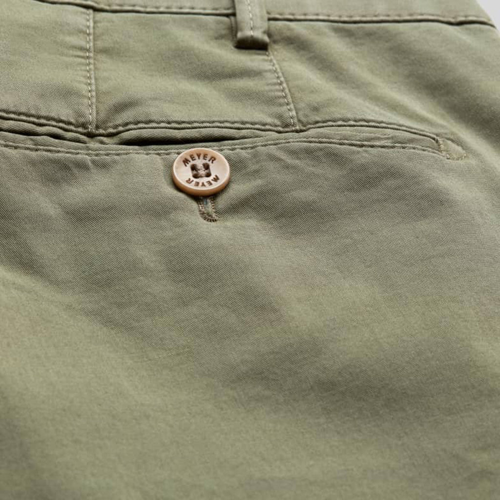 Pantalon chino pour homme Meyer kaki en coton bio | Georgespaul
