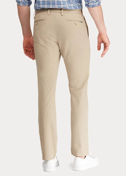 Pantalon chino pour homme Ralph Lauren beige en coton stretch | Georgespaul