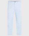 Pantalon chino slim Tommy Hilfiger bleu clair coton bio stretch - Georgespaul