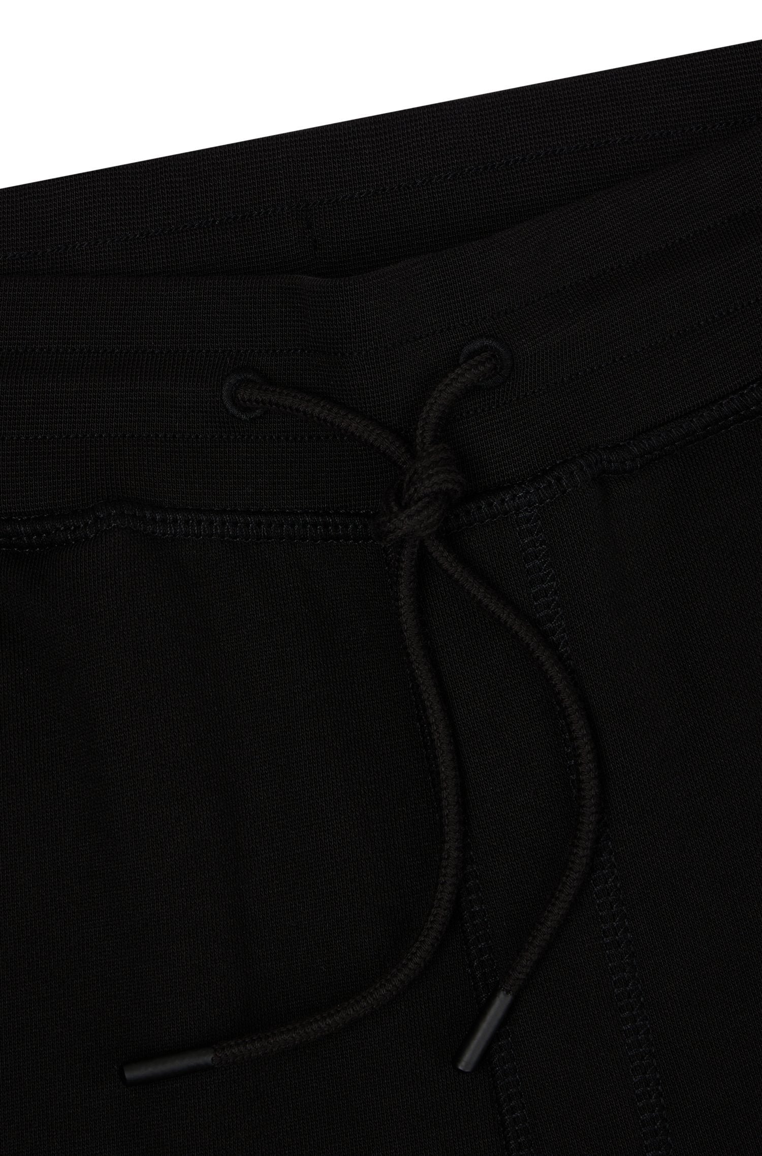 Pantalon de jogging homme Hugo Boss noir molleton de coton | Georgespaul