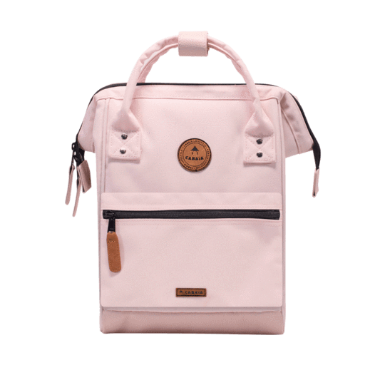 Petit sac à dos Cabaïa rose et poches interchangeables - Georgespaul