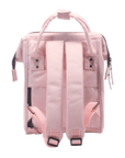 Petit sac à dos Cabaïa rose et poches interchangeables - Georgespaul