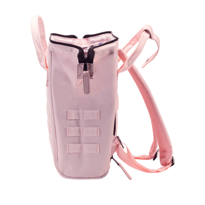 Petit sac à dos Cabaïa rose et poches interchangeables - Georgespaul