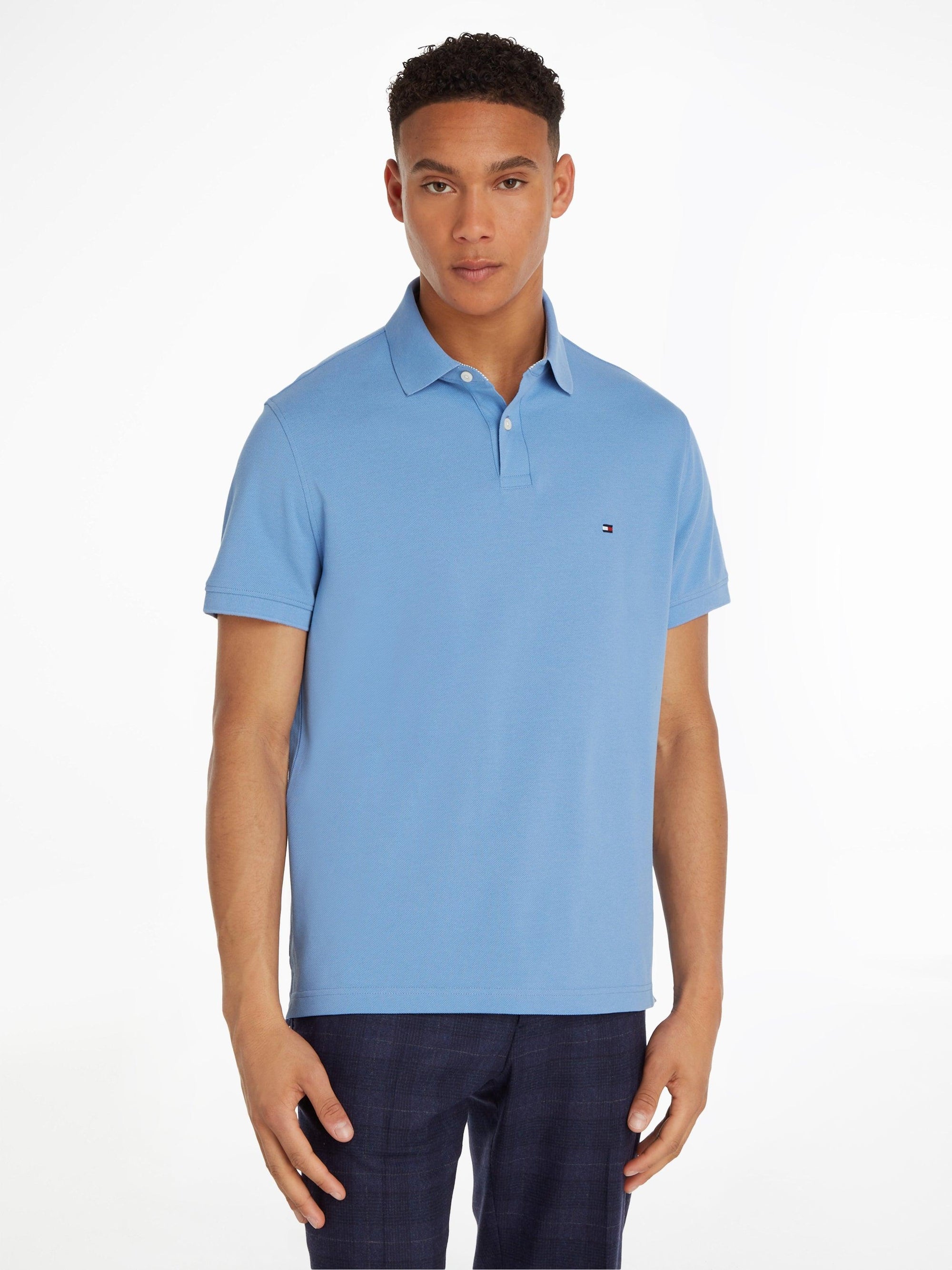 Polo Tommy Hilfiger bleu - Georgespaul