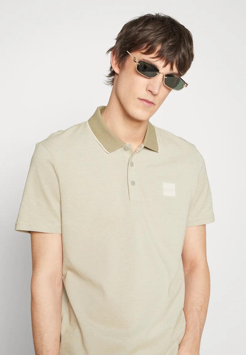 Polo BOSS beige en coton - Georgespaul