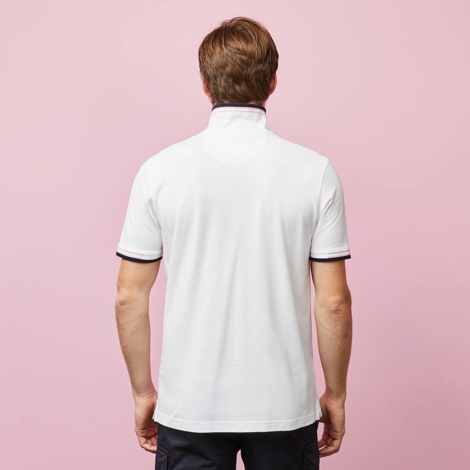 Polo Eden Park blanc en coton - Georgespaul